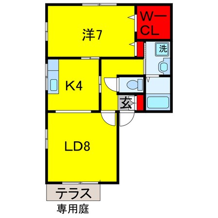 五井駅 バス10分  千種中学校入口下車：停歩5分 1階の物件間取画像